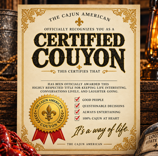 Certified Couyon Certificate — Personalized