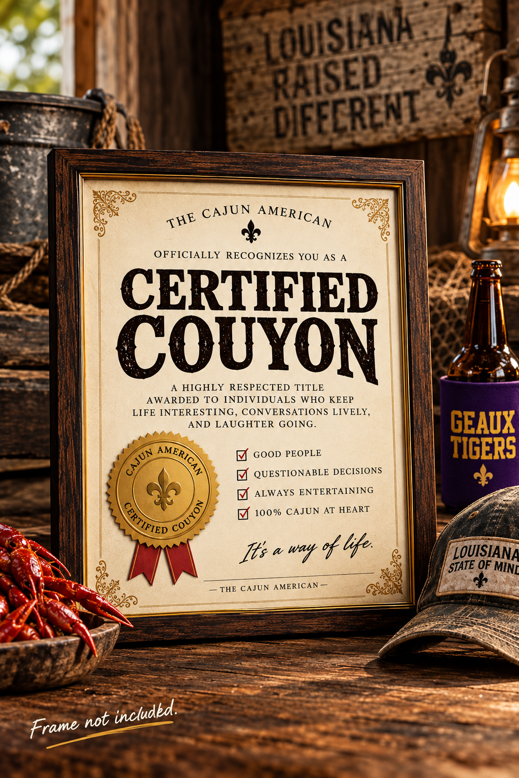 Certified Couyon Certificate — Standard